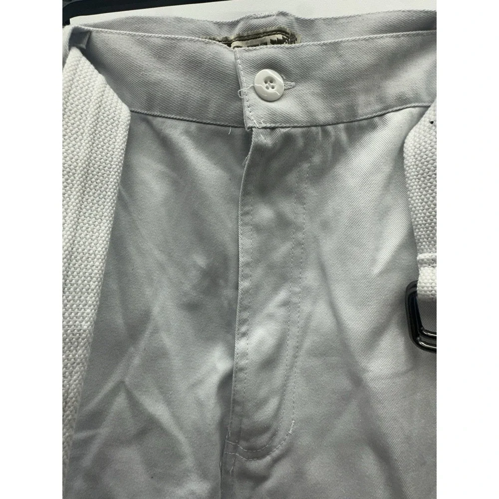 NWT BTL Beyond The Limit 46 Mens Baggy Cargo Shorts / Pants White Skater Hip Hop